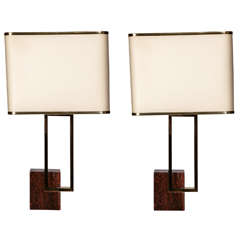 Pair Of Modernist Lamps