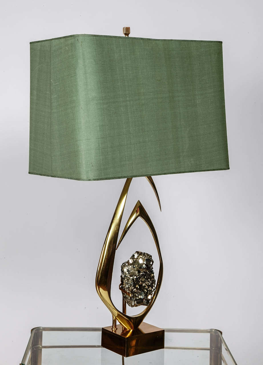 Pair of fantastic table lamps designed by Willy Daro
Dimensions gave without shade

No shade provided