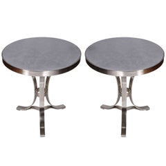 Pair of Side Tables Attributed to Francoise See