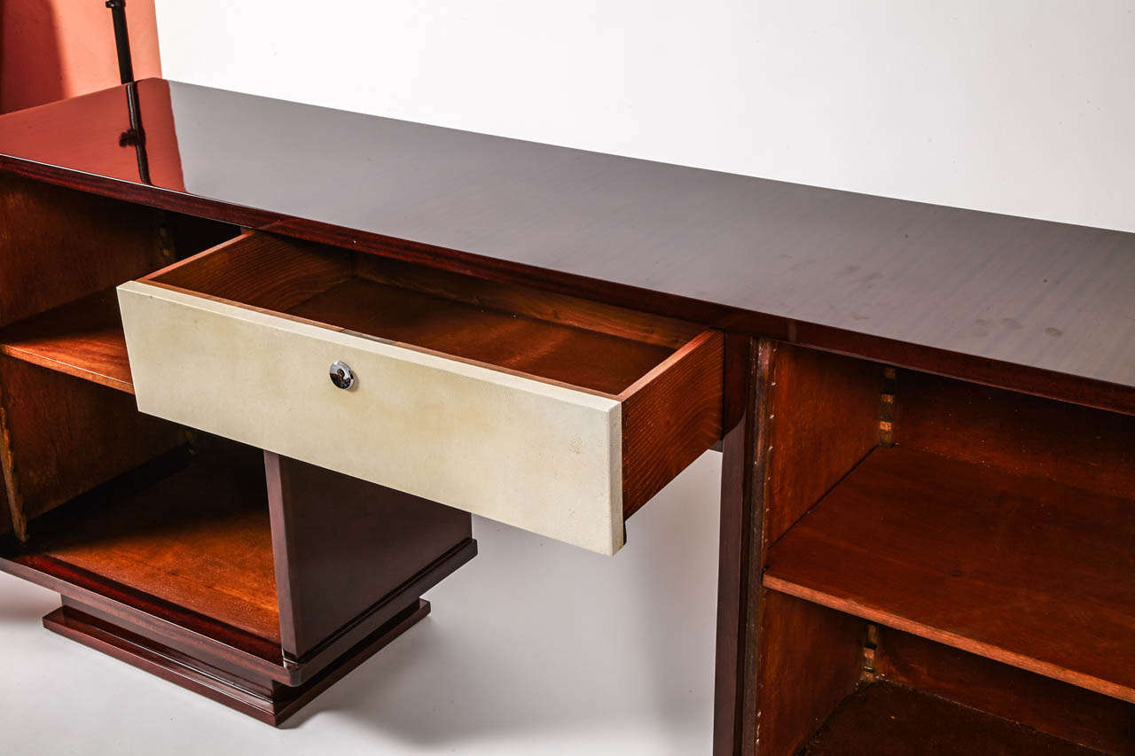 Wood 1930s Art Deco Table Console