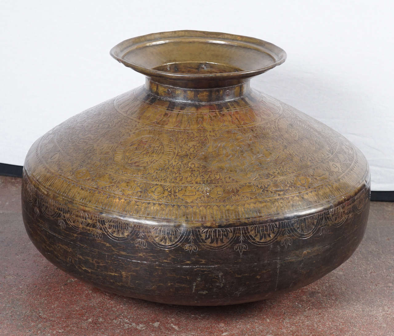 19th Century Brass Pot