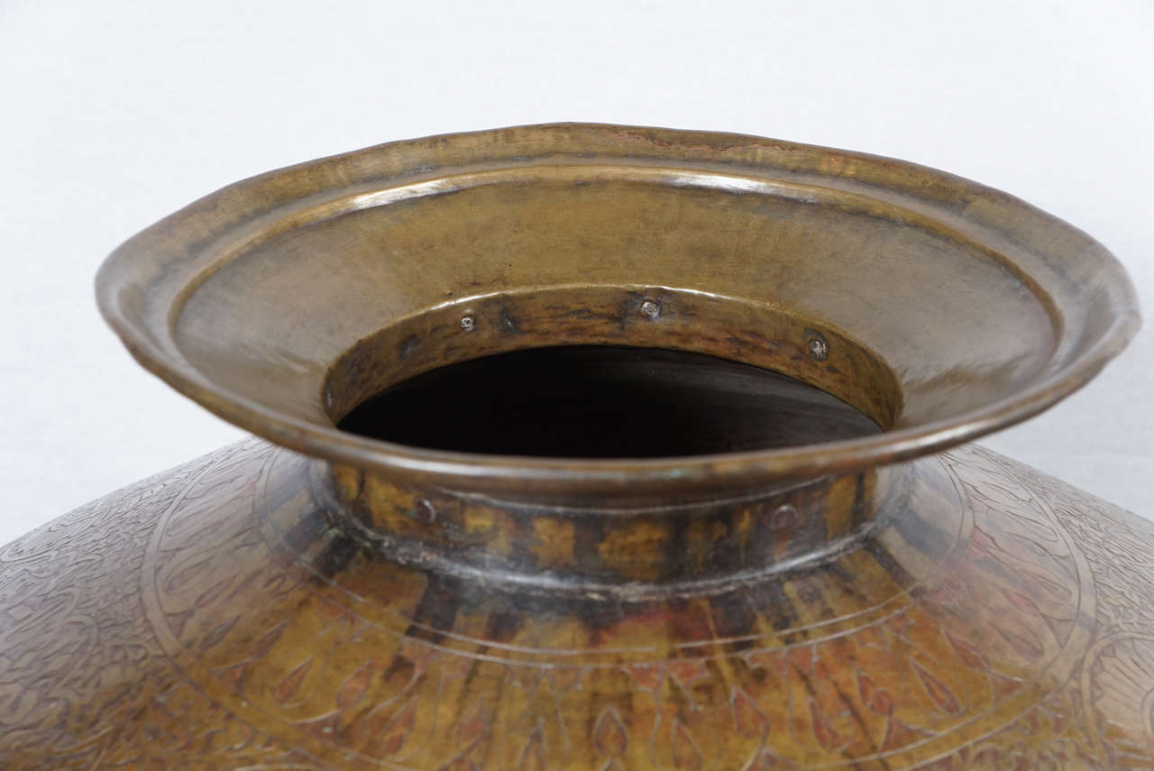 19th Century Brass Pot For Sale 1