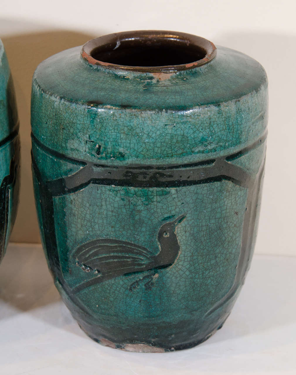 antique ceramic jars
