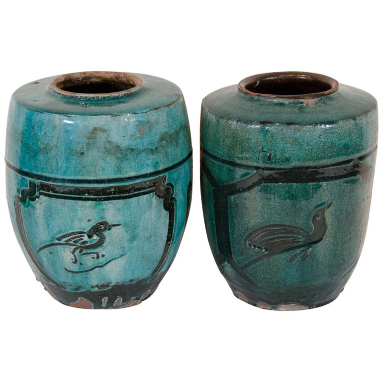 Antique Chinese Ceramic Jars For Sale at 1stDibs