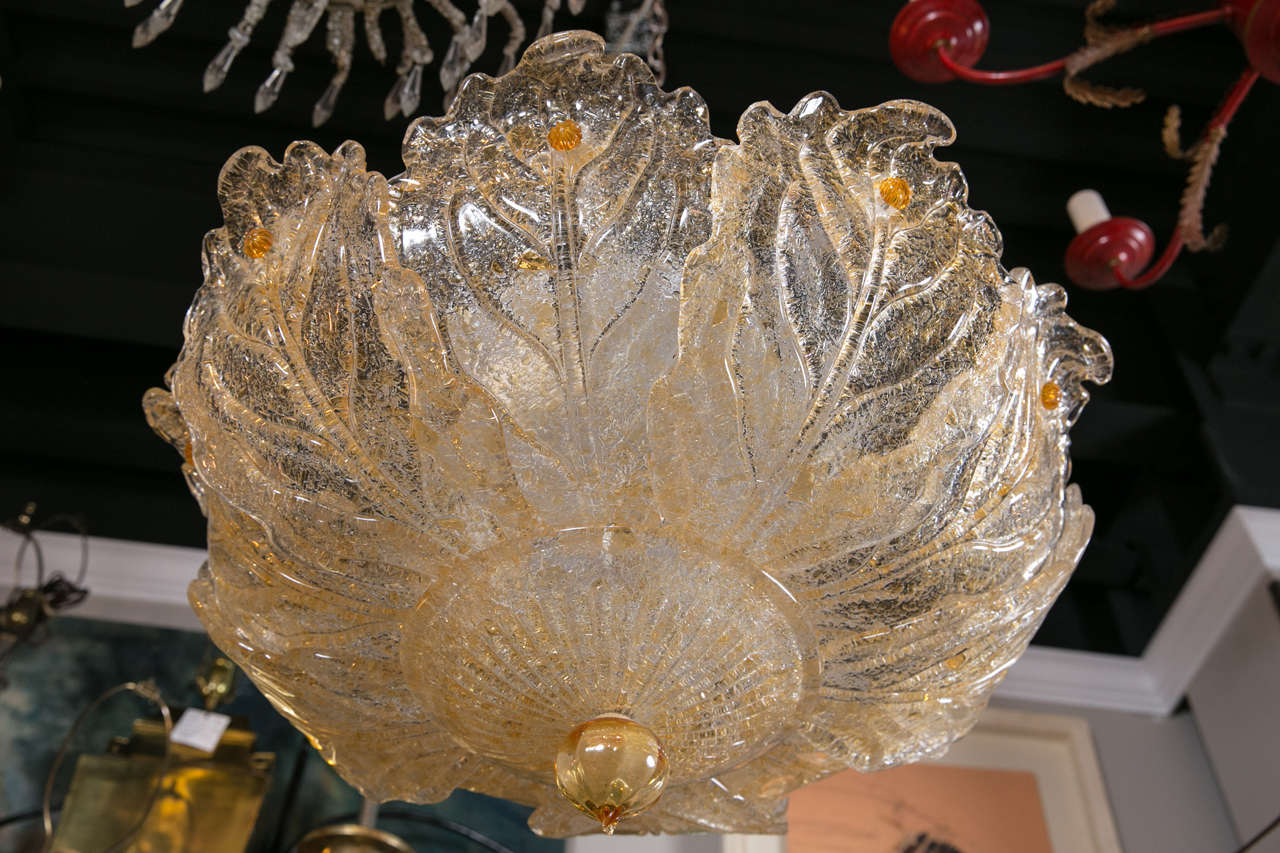 1960s Large Murano Chandelier In Excellent Condition In Stamford, CT