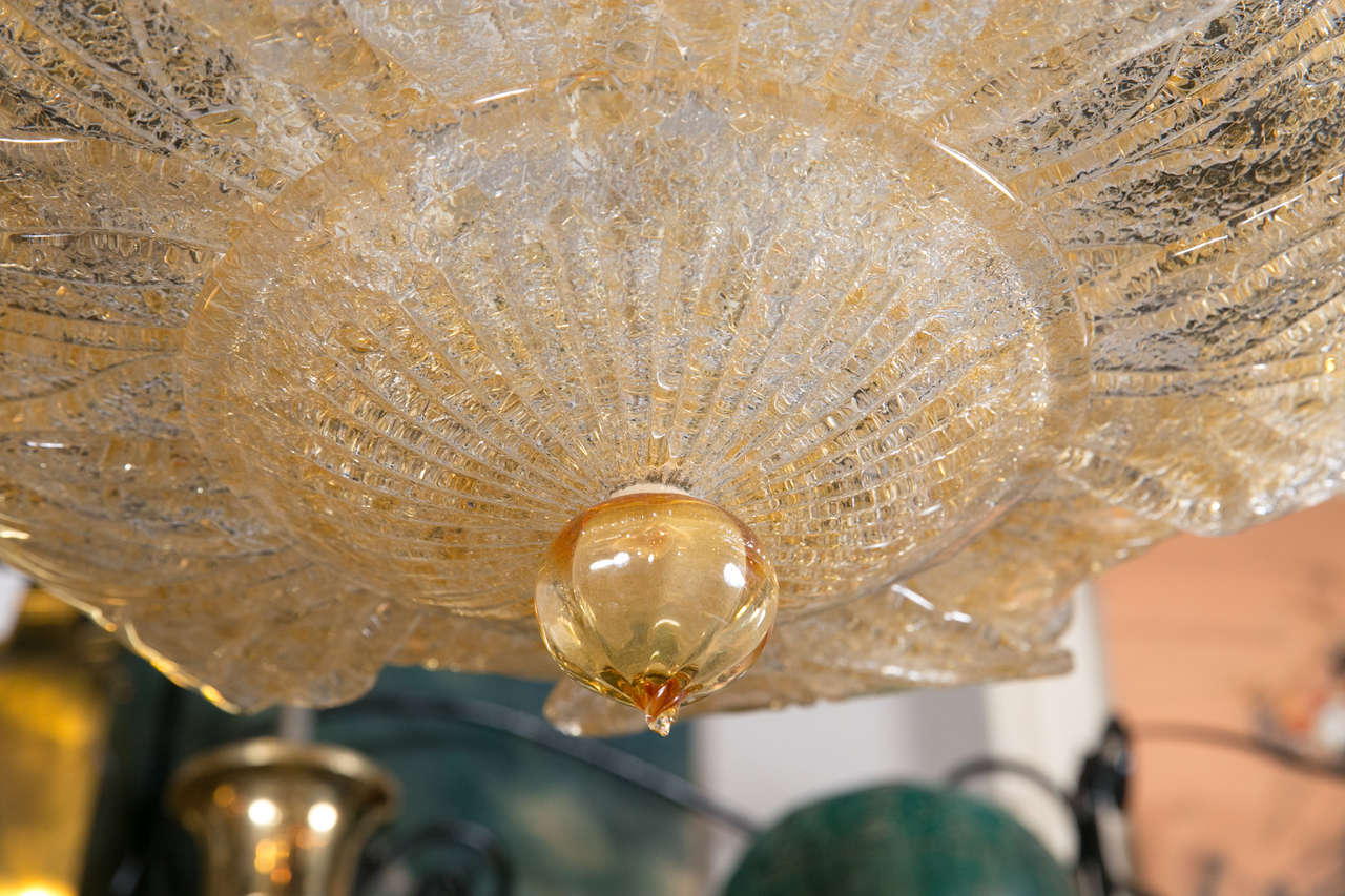 Mid-20th Century 1960s Large Murano Chandelier