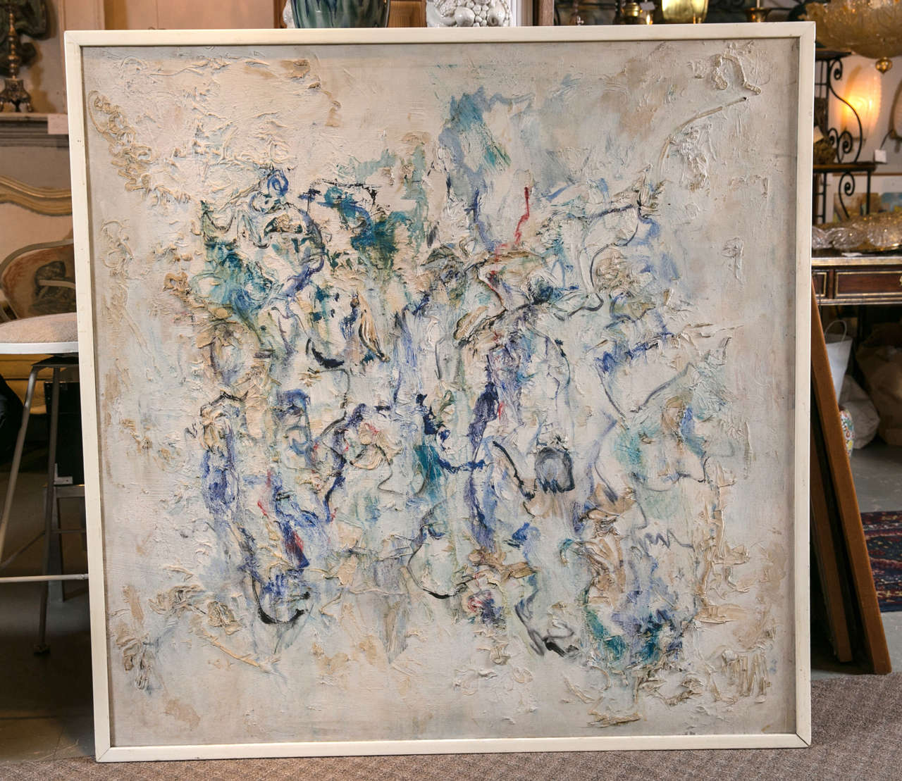 1960s Signed and Dated Abstract Painting