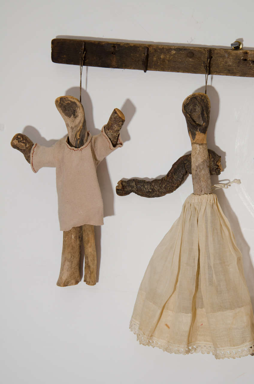 USA Hand-Carved Wooden Dolls 2
