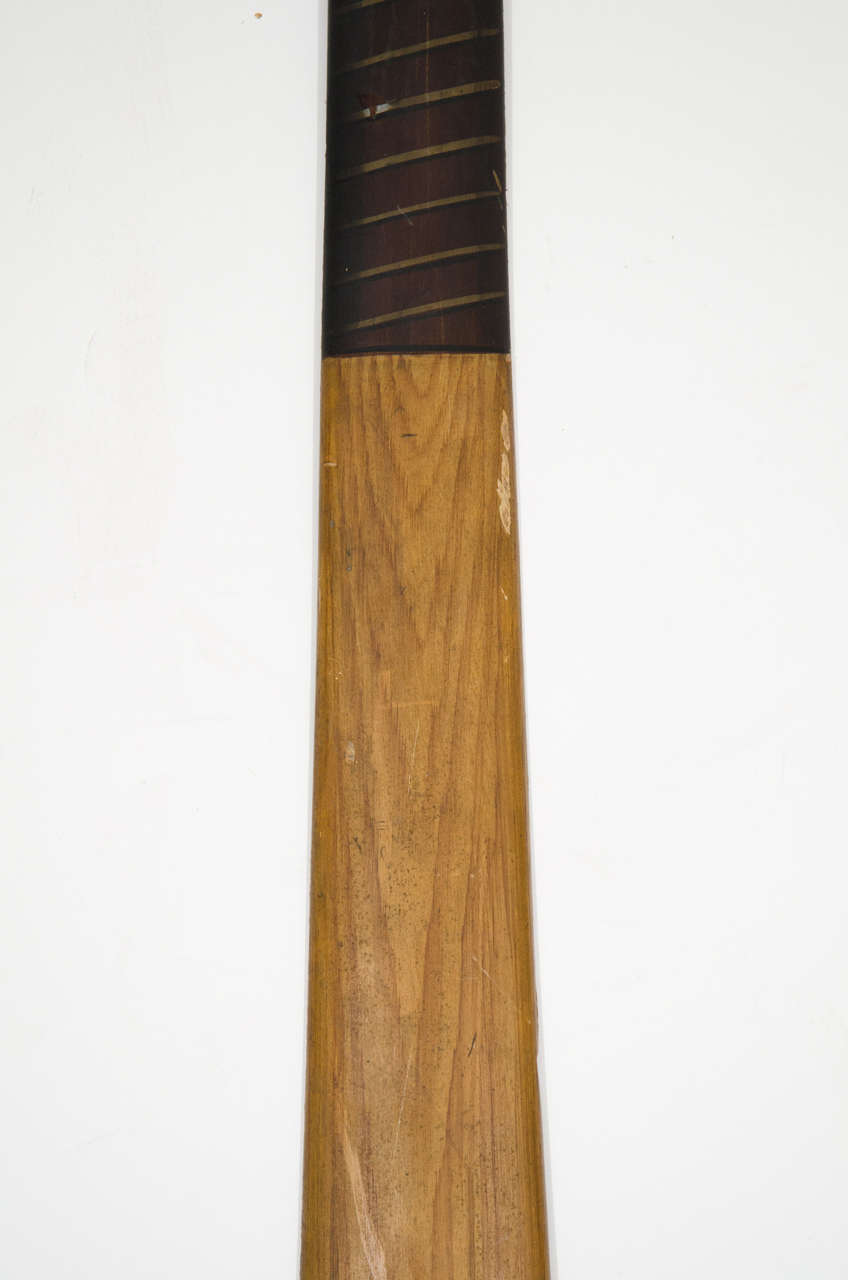 Wooden Baseball Bat and Ball 1
