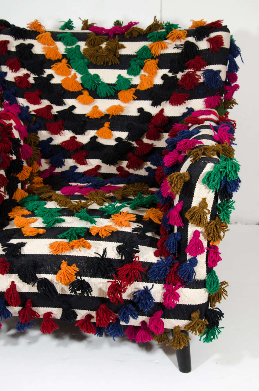 Indian Pom-Pom Chair