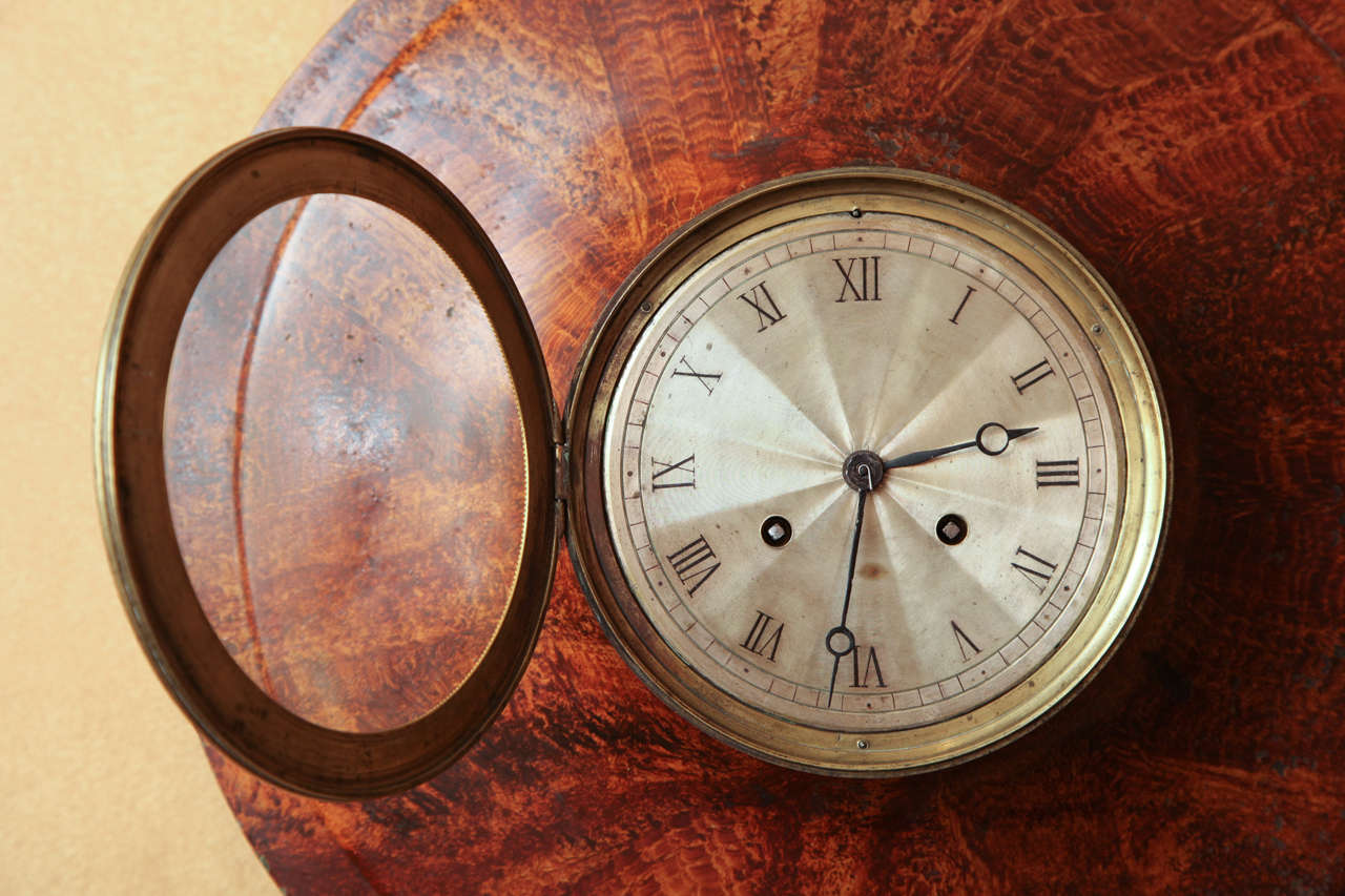 18th Century French Directoire Wall Clock with Original Movement