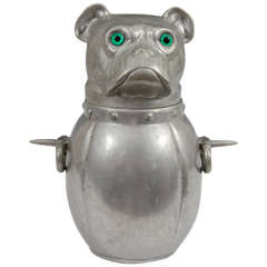 Superb Mid Century BullDog Icebucket