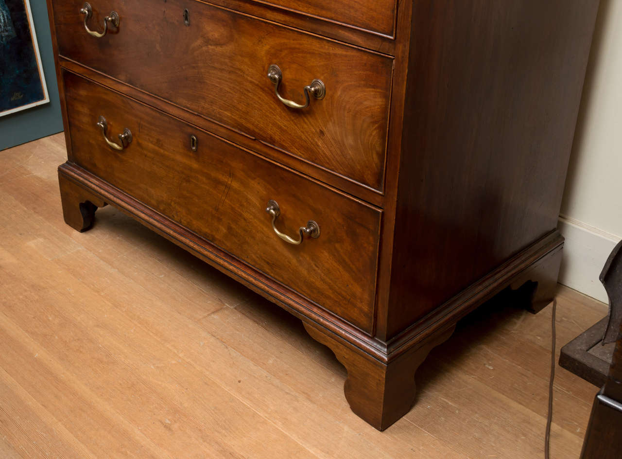 Classic 18th Century English Chippendale Style Walnut Chest of Drawers 3