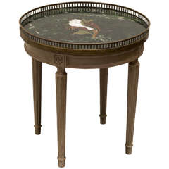 Italian Neoclassic Style Pietra Dura Table