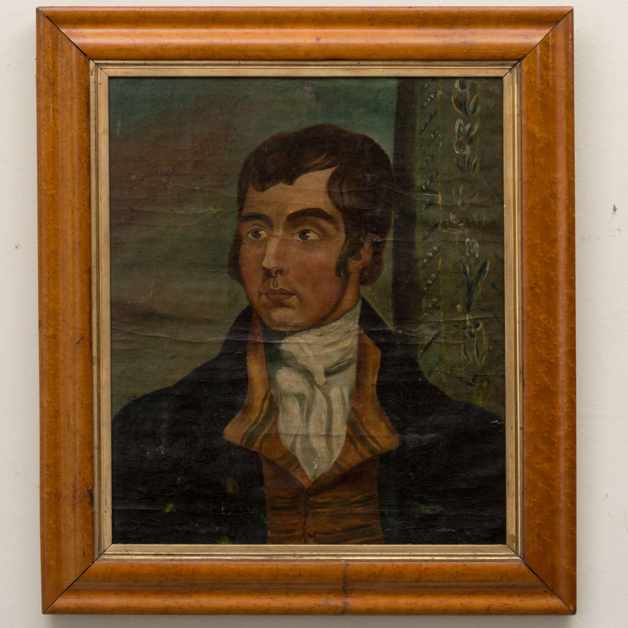 American Naïve Portrait of a Gentleman, circa 1830