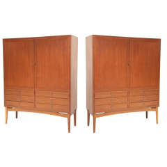 Vintage Pair of  Cabinets by Fritz Hansen
