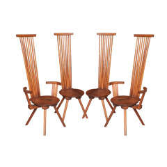 Set of 4 Jeffrey Greene Dining Chairs