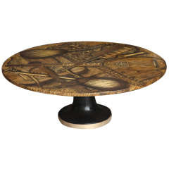 Piero Fornasetti STRUMENTI MUSICALI Coffee Table