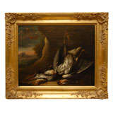 Oil on Canvas Game Fowl Still-life