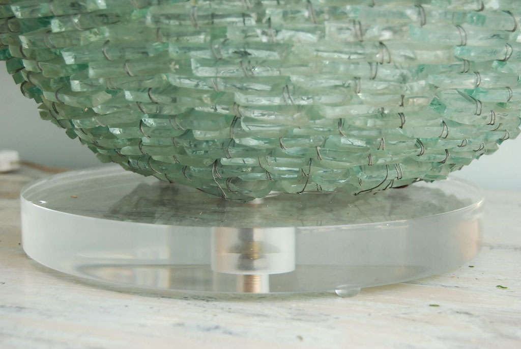 20th Century Glass Shard Table Light
