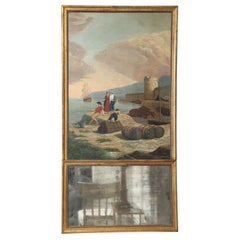 Trumeau Mirror wih Painting