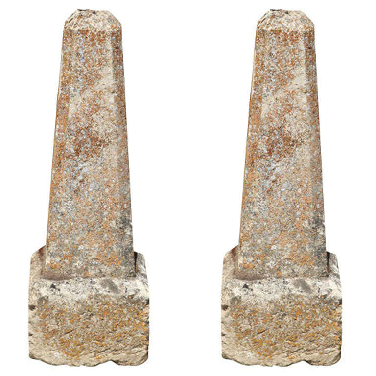 Obelisks or Stone "road markers" - Six
