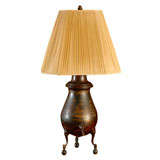Dutch Tole Samovar as Lamp