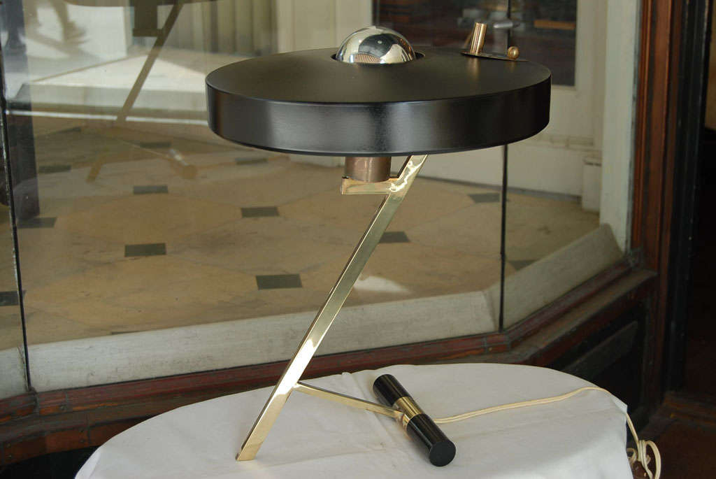 Danish A Vintage Table Lamp designed by Louis Christiaan Kalff