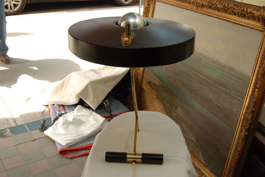Brass A Vintage Table Lamp designed by Louis Christiaan Kalff