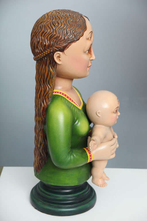 madonna and child sculpture