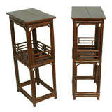 Antique Bamboo End Tables
