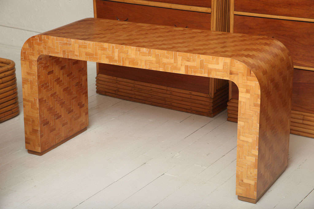 Bamboo Weave Console