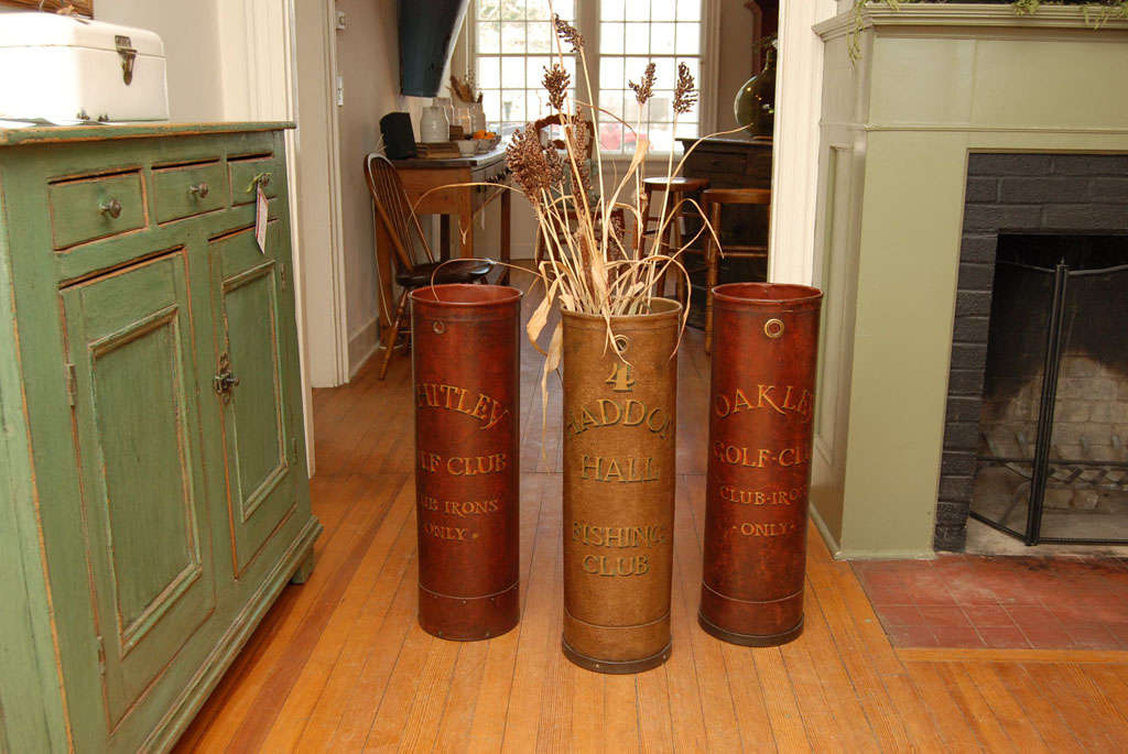 English mill bins for golf clubs, fishing rods , etc