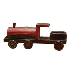 Antique English childrens painted engine