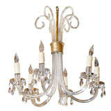 Early 20thc Continental Crystal Chandelier