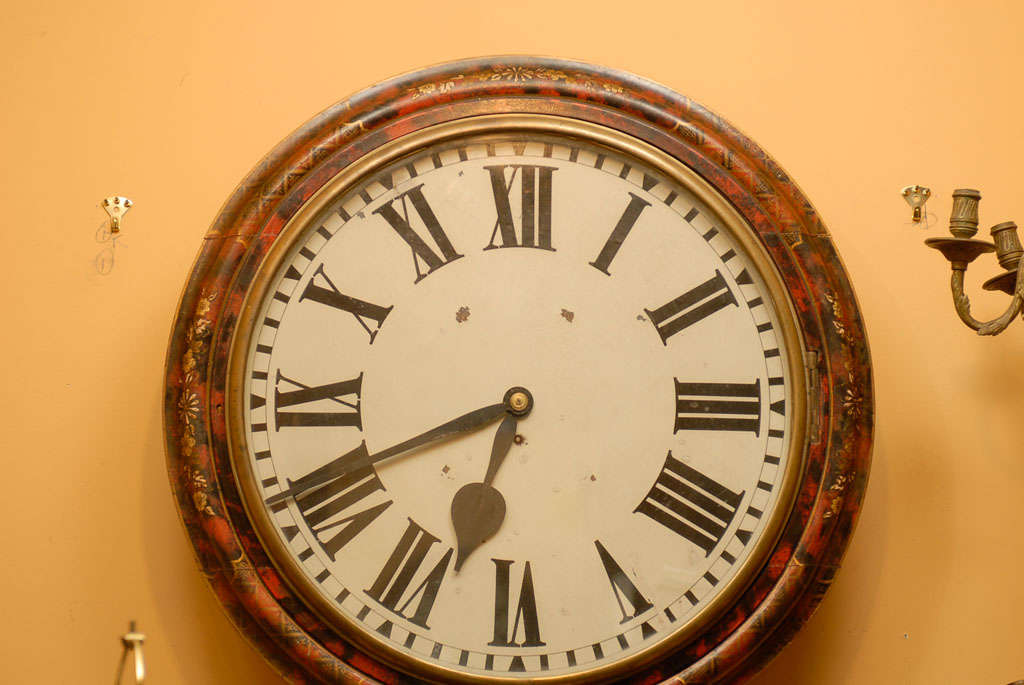 19th Century Chinoiserie Parliament Clock In Good Condition In Atlanta, GA