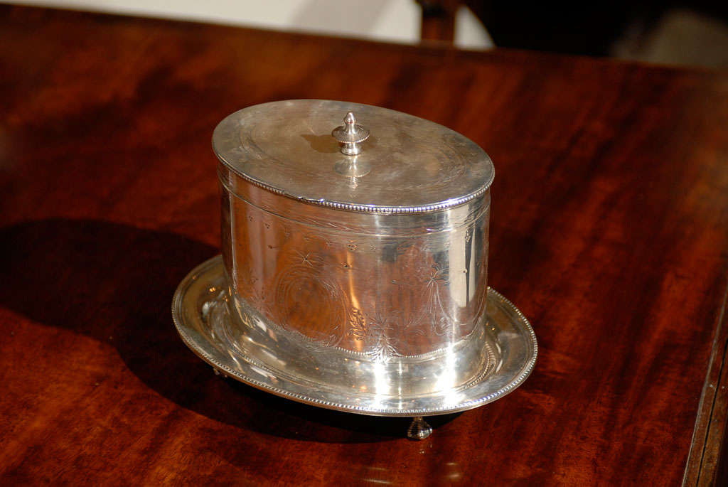 19thc Mappin & Webb Biscuit Box