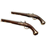 4 Pairs of 18th Century Style Flint Lock Pistols