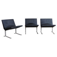 Three Gianni Moscatelli Lounge Chairs For Formanova