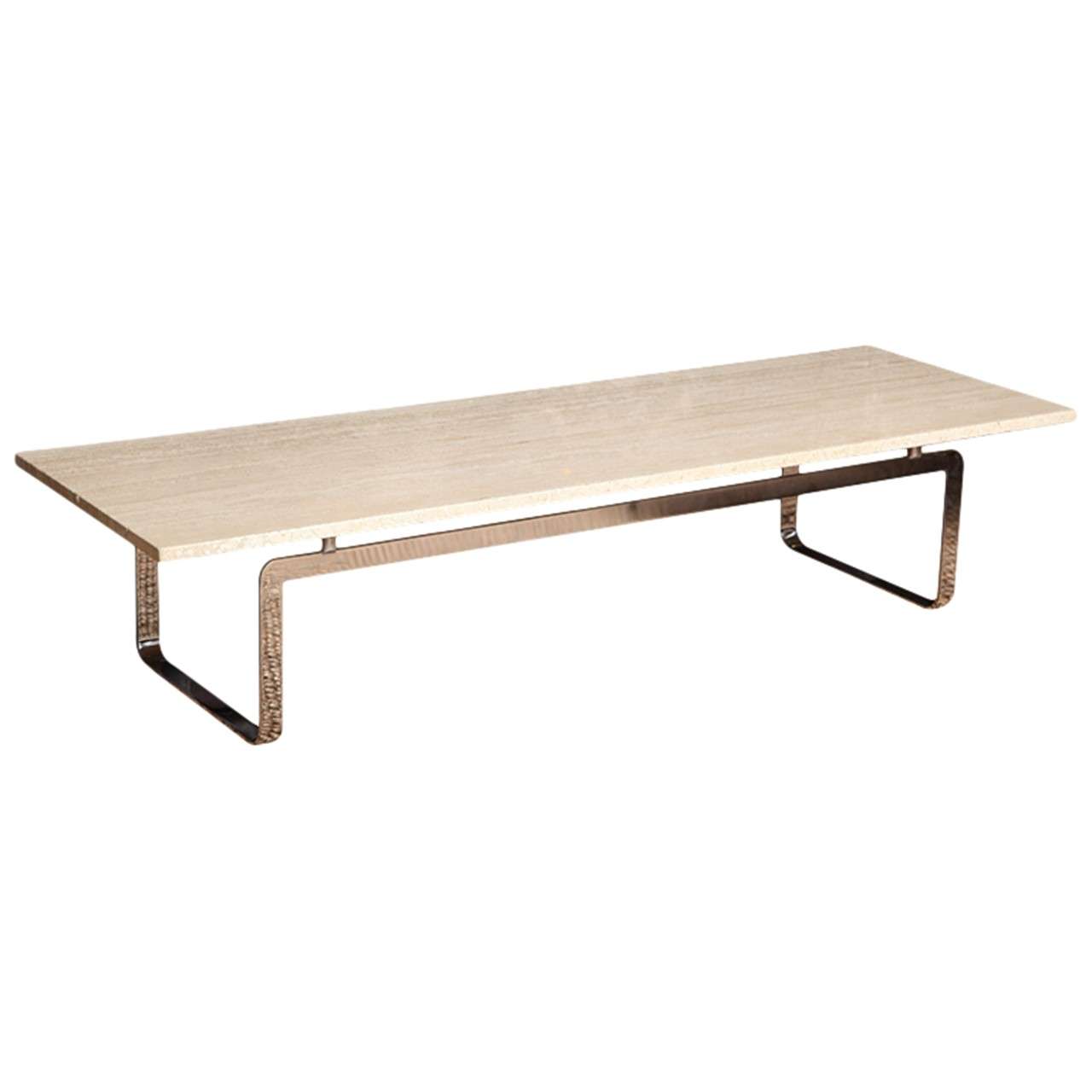 Travertine Coffee Table For Sale