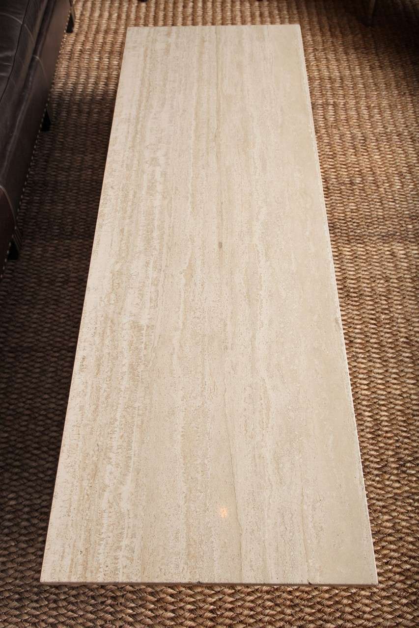 Travertine Coffee Table For Sale at 1stDibs