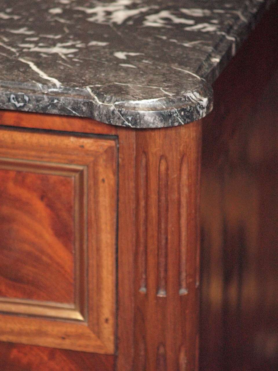 Antique French Louis Philippe Mahogany Chest circa 1840-1850 2