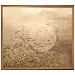 Moon and Wild Grasses