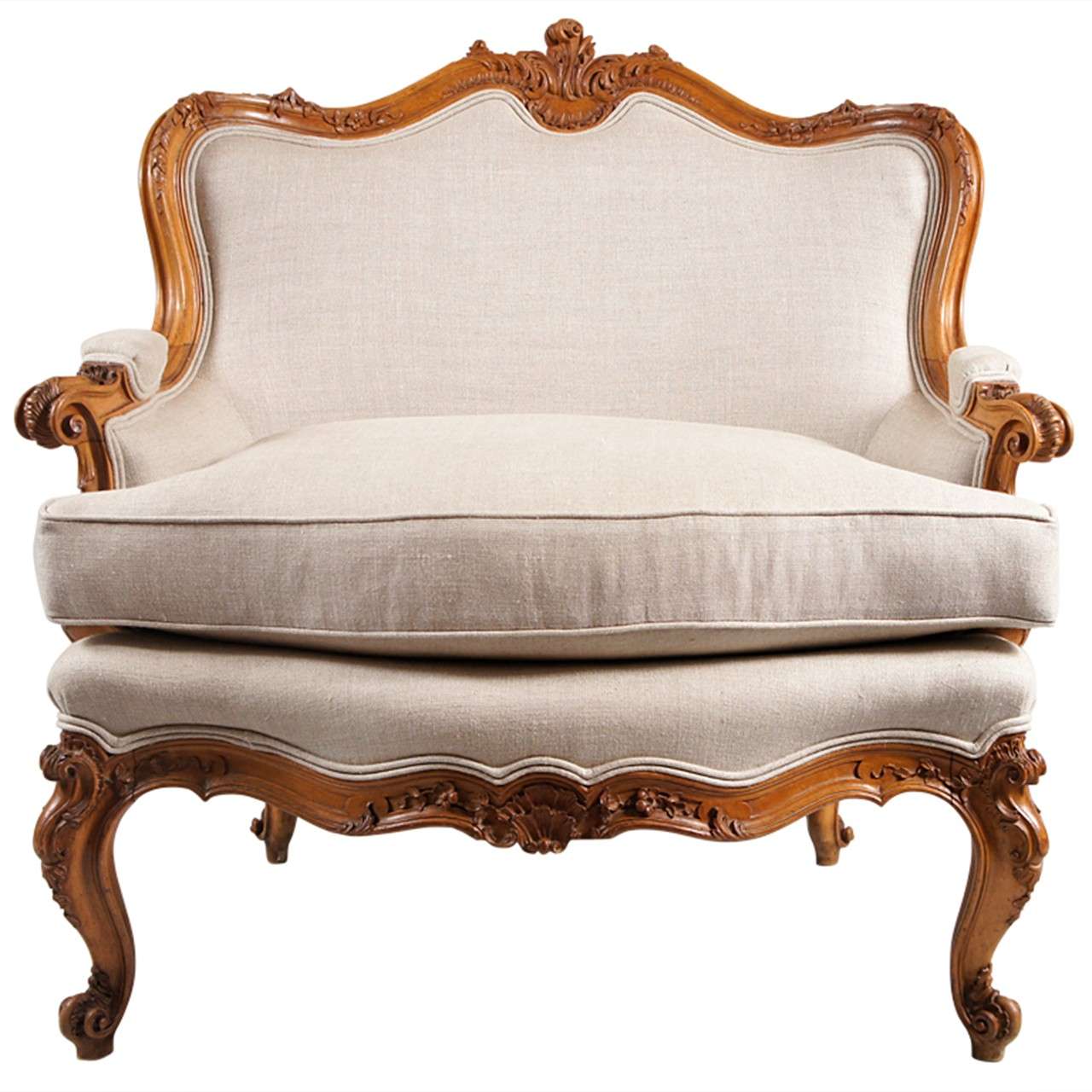 Oversized Upholstered Armchair For Sale at 1stdibs