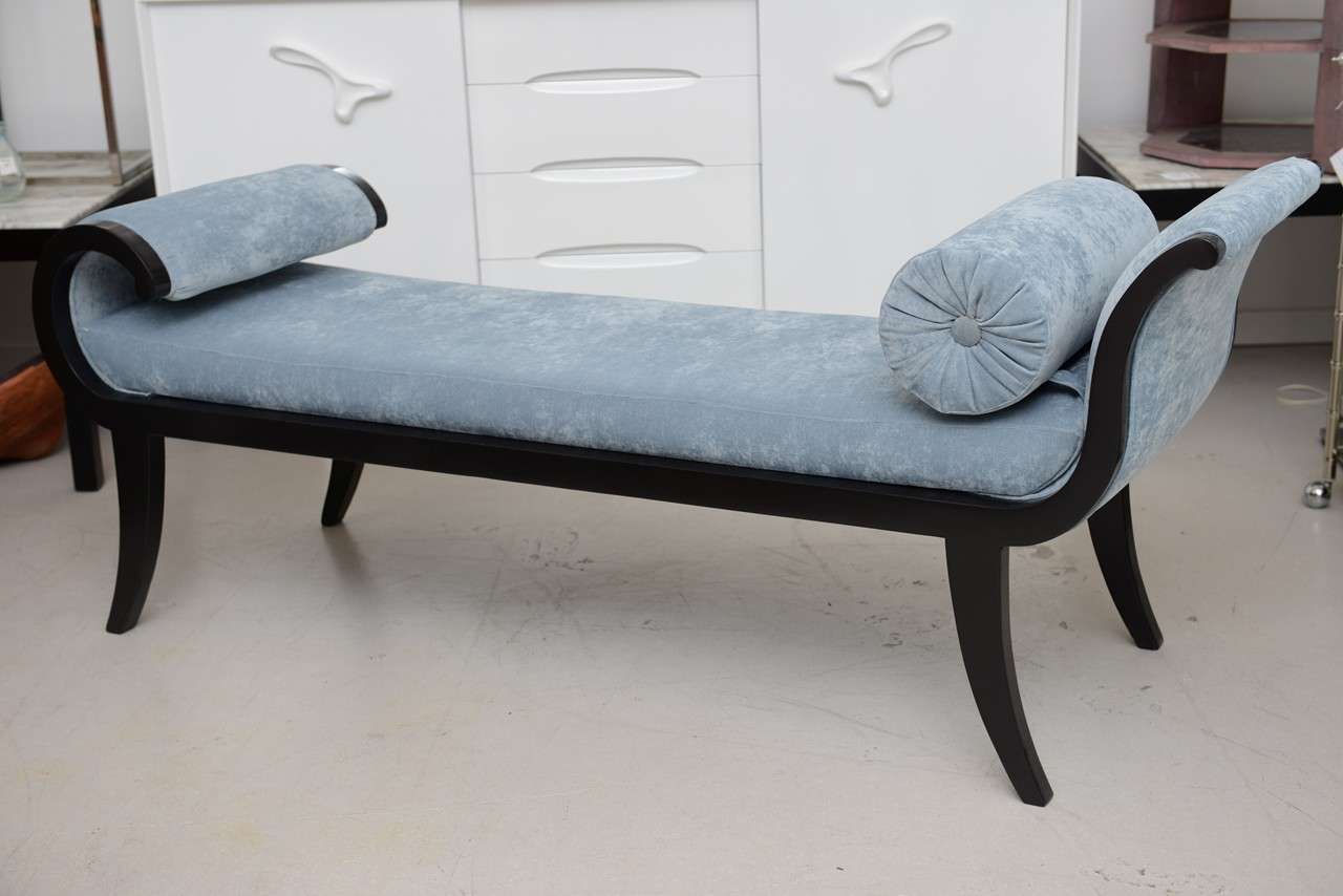 American Hollywood Regency Chaise Longue
