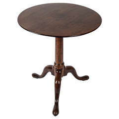 Fine George II Tripod Table Tilt-Top Cuban Mahogany, English, circa 1740