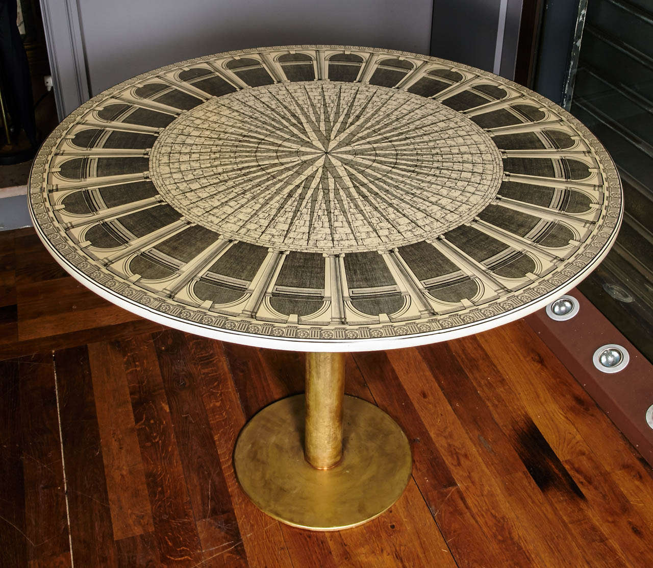 Fornasetti pedestal table 