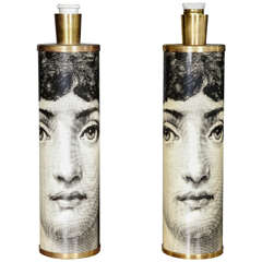 Pair of Fornasetti Lamp Bases