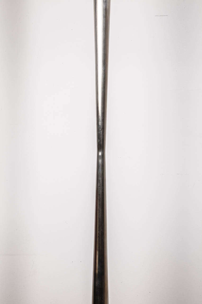 Unusual Steel and Glass Floor Lamp by Luci 2