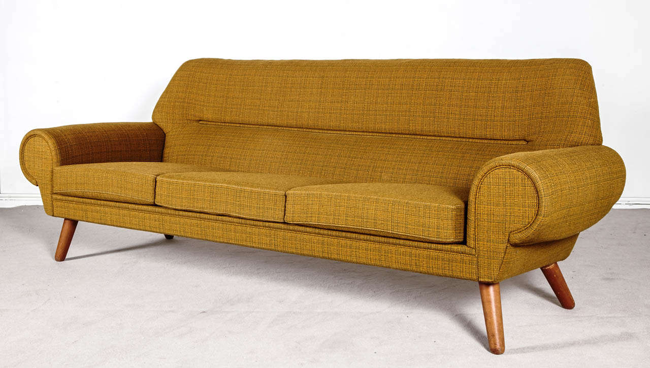 Mid-20th Century Danish Design Model 14 Sofa by Kurt Ostervig, 1962